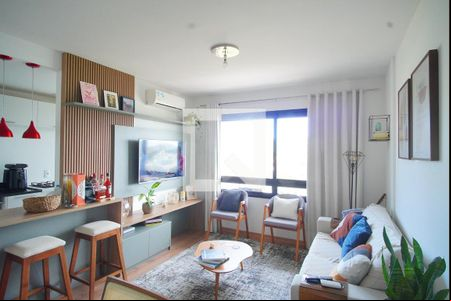 Sala de apartamento para alugar com 1 quarto, 47m² em Jardim Botânico, Porto Alegre