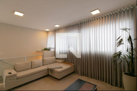Sala de apartamento à venda com 2 quartos, 130m² em Serrano, Belo Horizonte