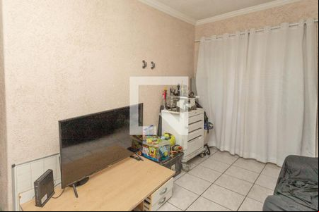 Sala  de apartamento à venda com 1 quarto, 45m² em Vila Santa Luzia, São Bernardo do Campo