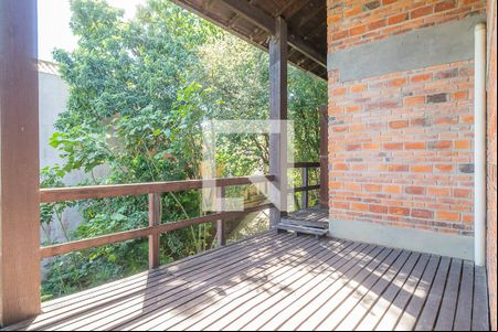 Varanda da Sala de casa à venda com 4 quartos, 390m² em Vila Nova, Porto Alegre