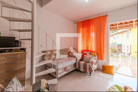 Sala de casa de condomínio à venda com 2 quartos, 50m² em Aberta dos Morros, Porto Alegre