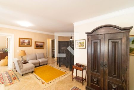 Sala de casa de condomínio para alugar com 4 quartos, 370m² em Loteamento Arboreto dos Jequitibas (sousas), Campinas