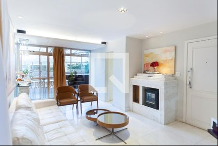 sala de apartamento para alugar com 3 quartos, 170m² em Vale do Sereno, Nova Lima