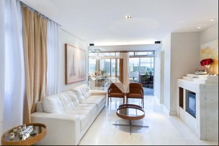 sala de apartamento para alugar com 3 quartos, 170m² em Vale do Sereno, Nova Lima