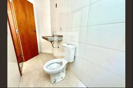 Banheiro do Quarto 1  de apartamento à venda com 3 quartos, 82m² em Jardim Leblon, Belo Horizonte