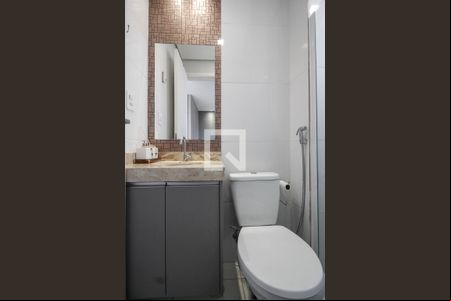 Banheiro  de kitnet/studio à venda com 1 quarto, 30m² em Vila Dom Pedro Ii, São Paulo