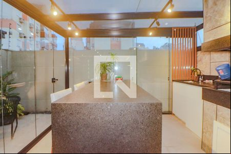 Sala - Espaço Gourmet de casa de condomínio à venda com 3 quartos, 184m² em Jardim Itu, Porto Alegre