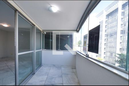 Varanda da Sala de apartamento para alugar com 3 quartos, 100m² em Lourdes, Belo Horizonte