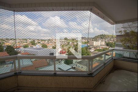 Varanda da Sala de apartamento para alugar com 4 quartos, 380m² em Nova Cidade, São Gonçalo