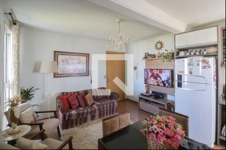 Sala  de apartamento à venda com 2 quartos, 50m² em Campina, São Leopoldo