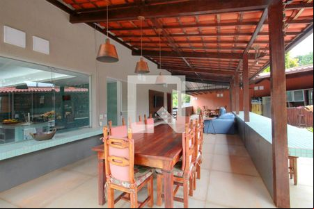 Varanda do Espaço Gourmet de casa à venda com 5 quartos, 3000m² em Glebas Reais, Nova Lima