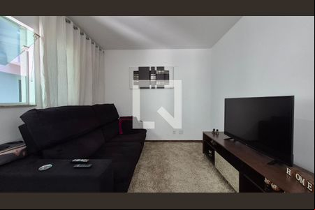 Sala  de casa de condomínio à venda com 3 quartos, 147m² em Campestre, Santo André