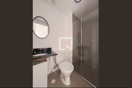 Banheiro de kitnet/studio para alugar com 1 quarto, 20m² em Bela Vista, São Paulo