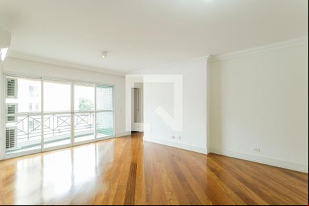Sala de apartamento para alugar com 3 quartos, 110m² em Indianópolis, São Paulo