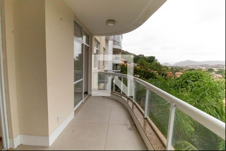 Varanda da Sala de apartamento à venda com 3 quartos, 120m² em Itaipu, Niterói