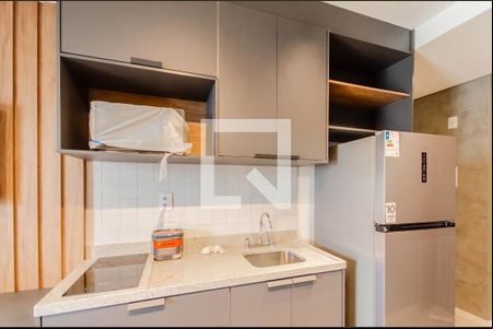 Cozinha de casa para alugar com 1 quarto, 24m² em Liberdade, São Paulo