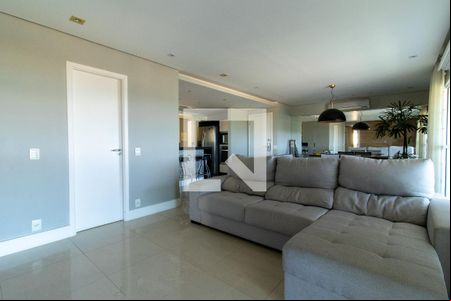 Sala de apartamento para alugar com 3 quartos, 137m² em Loteamento Alphaville Campinas, Campinas