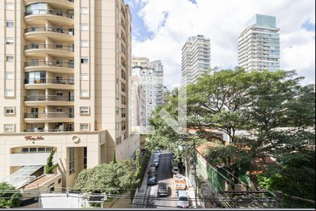 Vista da Varanda de kitnet/studio à venda com 1 quarto, 36m² em Vila Nova Conceição, São Paulo