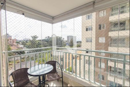 Varanda da Sala de apartamento para alugar com 3 quartos, 78m² em Novo Mundo, Curitiba