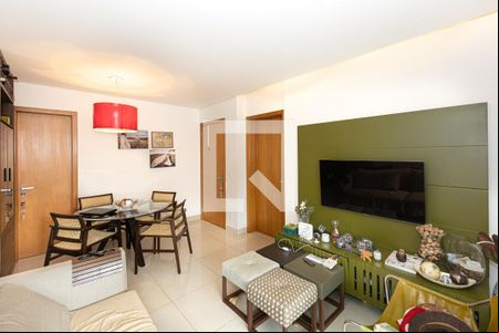 Sala de apartamento para alugar com 3 quartos, 103m² em Vale do Sereno, Nova Lima