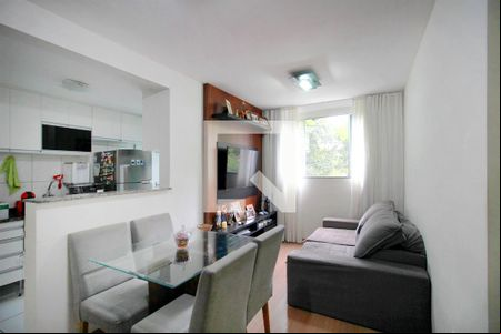 Sala de apartamento à venda com 2 quartos, 50m² em Cinquentenario, Belo Horizonte