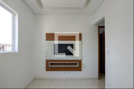 Sala de casa de condomínio para alugar com 2 quartos, 55m² em Canto do Forte, Praia Grande