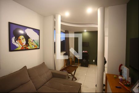 Sala de apartamento à venda com 2 quartos, 92m² em Estoril, Belo Horizonte