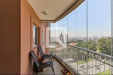 Varanda da Sala de apartamento para alugar com 4 quartos, 196m² em Jardim Arpoador, São Paulo