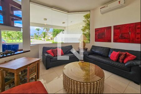 Sala de casa de condomínio para alugar com 5 quartos, 368m² em Jardim Acapulco, Guarujá