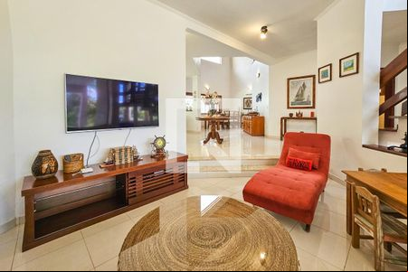 Sala de casa de condomínio para alugar com 5 quartos, 368m² em Jardim Acapulco, Guarujá