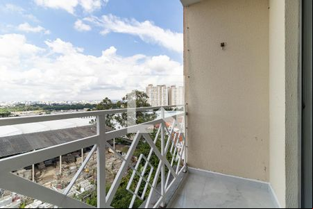 Varanda da Sala de apartamento para alugar com 2 quartos, 59m² em Jardim Santa Emilia, São Paulo