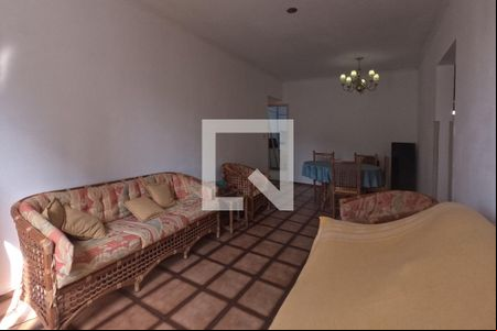 Sala de estar e jantar de apartamento para alugar com 3 quartos, 140m² em Pompéia, Santos