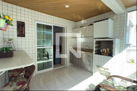 Varanda da Sala de apartamento para alugar com 2 quartos, 100m² em Guilhermina, Praia Grande