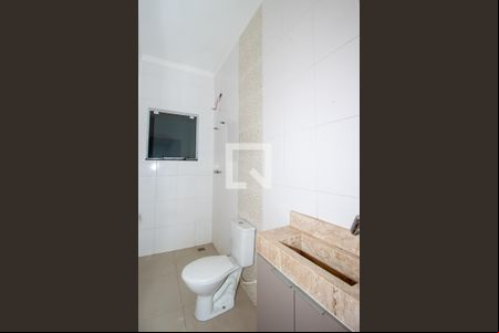 Banheiro da Suíte 1 de casa de condomínio para alugar com 3 quartos, 150m² em Residencial Real Park Sumaré, Sumaré
