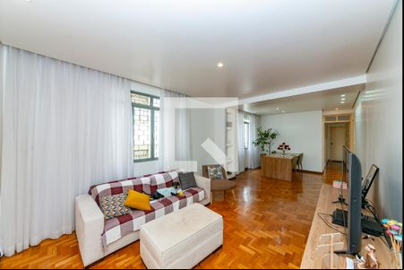 Sala de apartamento à venda com 3 quartos, 125m² em Gutierrez, Belo Horizonte