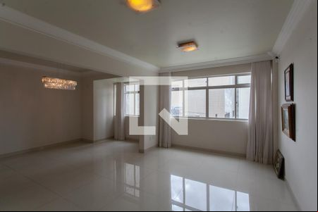 Sala 1 de apartamento à venda com 3 quartos, 130m² em Gutierrez, Belo Horizonte