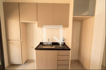Sala/Cozinha de apartamento à venda com 2 quartos, 69m² em Alphaville, Barueri