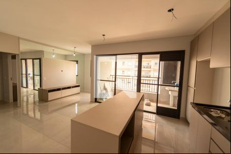 Sala/Cozinha de apartamento à venda com 2 quartos, 69m² em Alphaville, Barueri