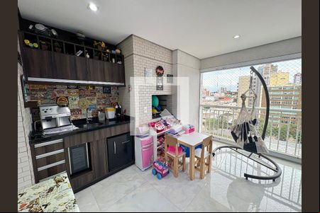 Varanda Gourmet de apartamento à venda com 3 quartos, 108m² em Parque do Colégio, Jundiaí