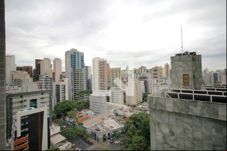Vista da Varanda da Suite de apartamento à venda com 2 quartos, 82m² em Lourdes, Belo Horizonte