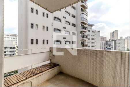 Varanda Sala de apartamento para alugar com 3 quartos, 226m² em Higienópolis, São Paulo