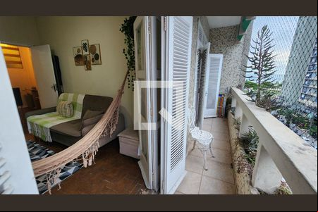 Detalhe Sala de apartamento para alugar com 1 quarto, 90m² em Boqueirão, Santos