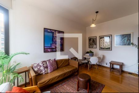 Sala de apartamento para alugar com 1 quarto, 44m² em Funcionários, Belo Horizonte
