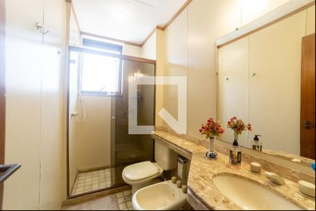 Banheiro Social de apartamento para alugar com 1 quarto, 44m² em Funcionários, Belo Horizonte