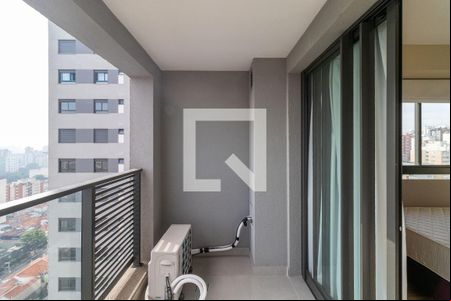 Varanda do Studio de kitnet/studio à venda com 1 quarto, 28m² em Pompeia, São Paulo