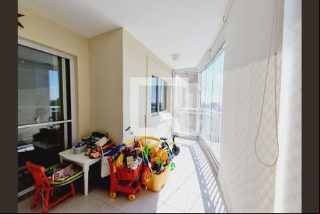 Varanda da Sala de apartamento à venda com 3 quartos, 96m² em Jardim Arpoador, São Paulo
