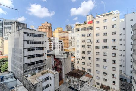Vista de kitnet/studio à venda com 1 quarto, 40m² em República, São Paulo