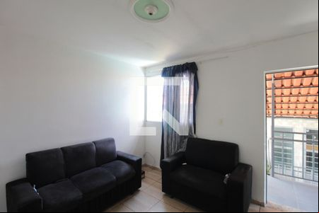 Sala de apartamento à venda com 2 quartos, 45m² em Vila Jardim Leblon, Belo Horizonte