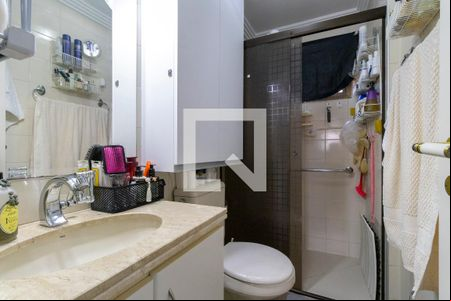 Banheiro da suíte de apartamento à venda com 3 quartos, 100m² em Nova Campinas, Campinas