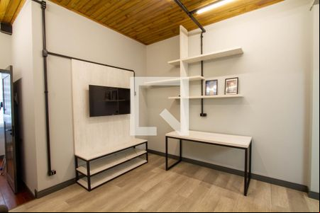 Sala de apartamento para alugar com 1 quarto, 55m² em Centro, Curitiba